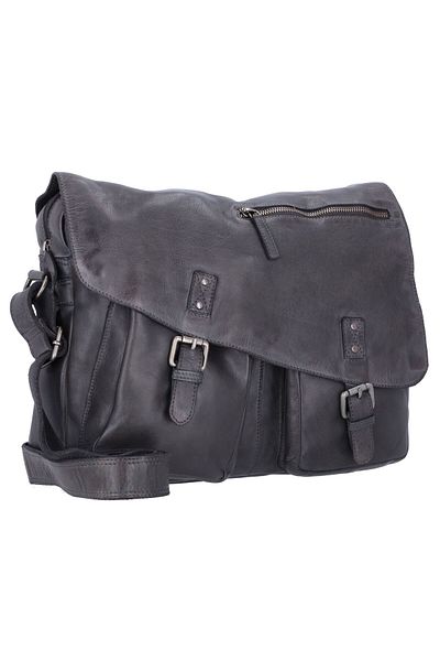 Greenburry GBVT Messenger Leder 38 cm Dizüstü Bilgisayar Fach