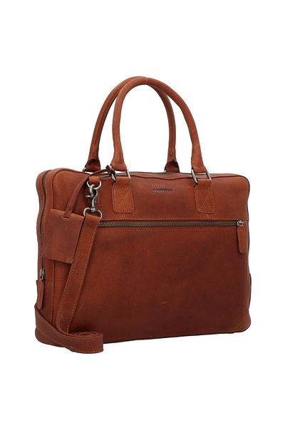 Burkely Starožitný Avery Aktentasche Leder 38 cm Laptop Fach