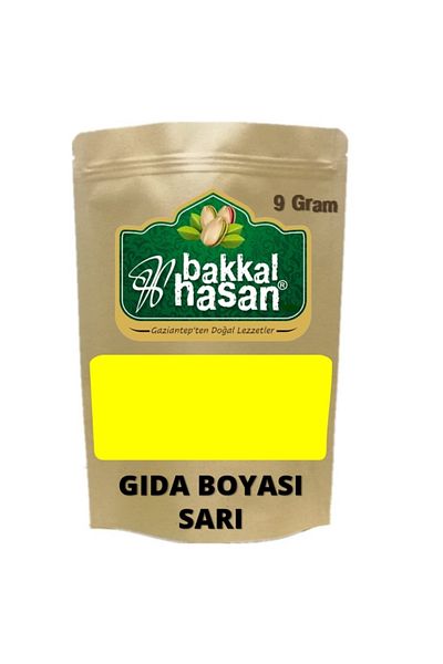 Bakkal Hasan Hasan Bakkal - Food Coloring Powder Yellow, 9 G, 3 Pieces
