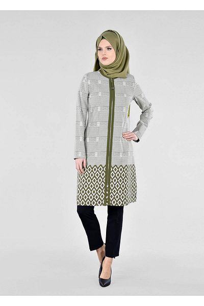 TRENDTESETTÜR Γυναικείο Khaki T 1700 Alaska Hijab Trench