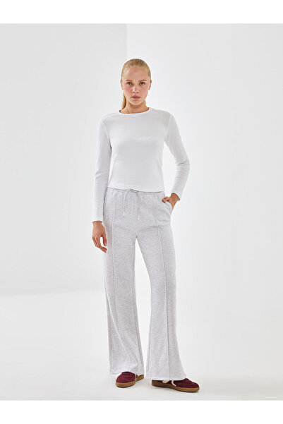 LC Waikiki Crewneck Flat Long Sleeve Women's Bodysuit