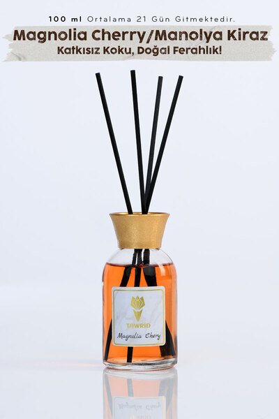 Hagen Magnoli Çilek Kokusu Çubuklu Oda Kokusu Bambu Kokusu Dolap Kokusu Banyo...