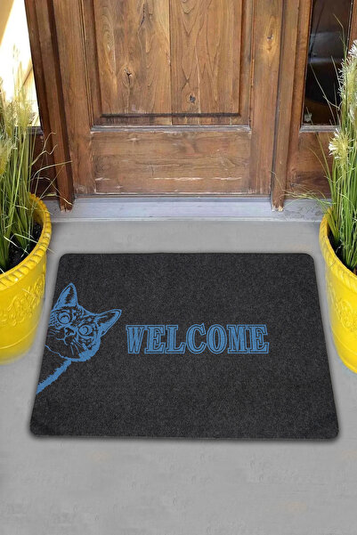 Myfloor Cat Welcome - Covoraș de cauciuc pentru ușă