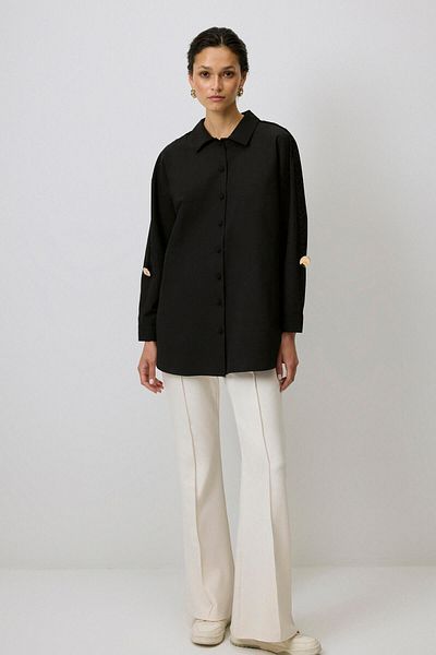 Touché Privé Arm Knitted Embroidered Shirt