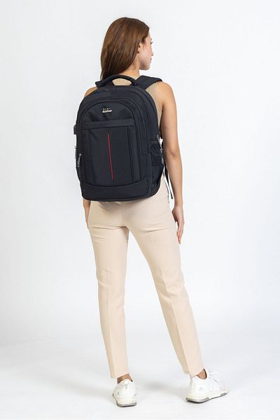 By Hakan Dada-01 Laptop Backpack with USB Daily Travel Vacation Sports Hiking Travel Trip Camping Daily Black