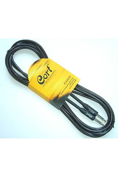 CORT Ca525Bk Guitar Cable 4.5Mt. Instrument Cable - Guitar Cable
