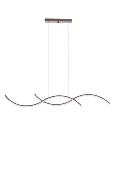 MARKATECH Monica Modern Tasarım Salon Yatak Odası Kahve Mutfak Yemek Masası Üstü Beyaz Ledli 2 li Led Avize