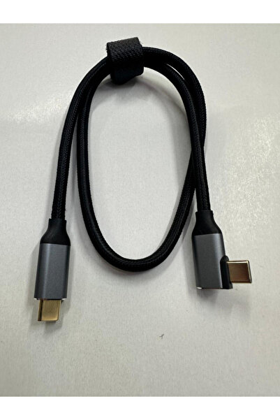 Leonpro 90 derece typec kablo 50 cm usb c kablo kısa hızlı şarj type c kablo