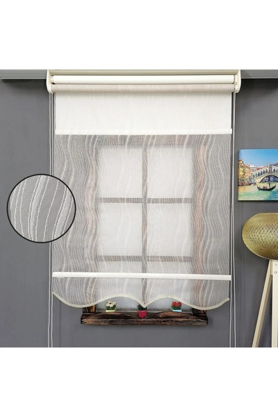 Genel Markalar Çift Mekanizmalı Tül-stor Perde