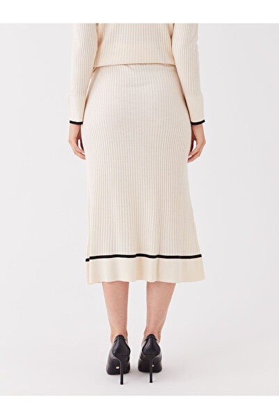 LC Waikiki Дамска - обикновена трикотажна пола с ластик на талията