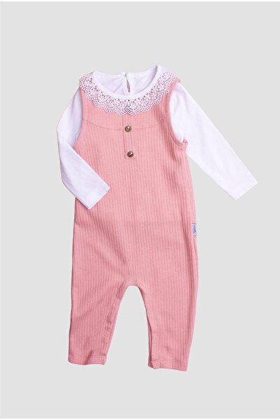 Chicsy Baby Waffle Görselli I?ç Badili Tatlı Dantel Detaylı  Esnek Pamuklu Be...