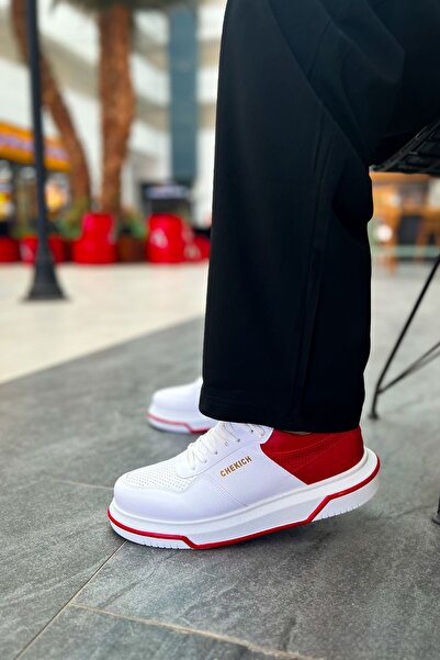 Chekich Ch075 Unisex Çocuk Ayakkabı Beyaz Kırmızı