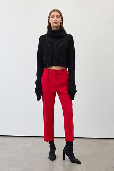 VATKALI Pleated Straight Cut Trousers