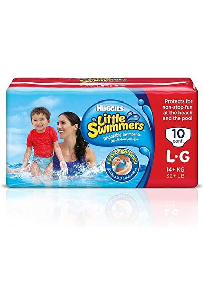 Huggies حفاضات سباحة للسباحة من LITTLE SWIMMER، مقاس كبير، 80 قطعة من حفاضات ...