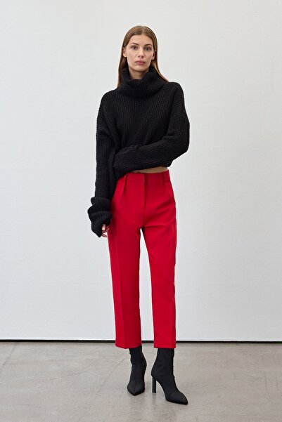 VATKALI Pleated Straight Cut Trousers