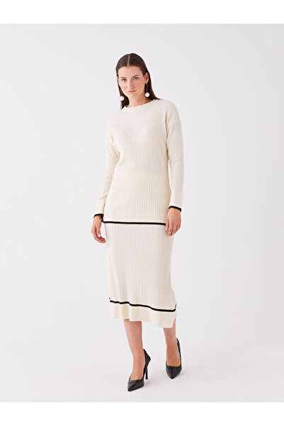 LC Waikiki Дамска - обикновена трикотажна пола с ластик на талията