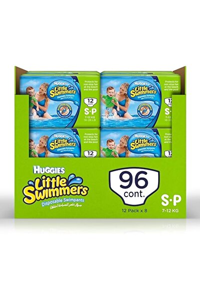 Huggies LITTLE SWIMMER, Swim Pants Diaper, Size Small, 96 Swim Pants