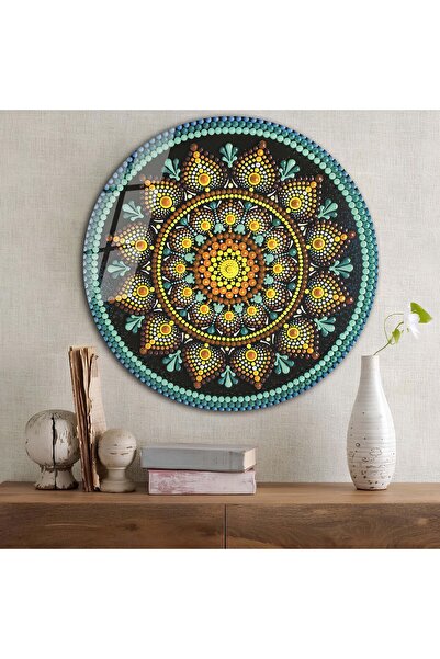 bestdecor Stočni stakleni sto sa mandala uzorkom | Poklon, Dekorativni, Kance...