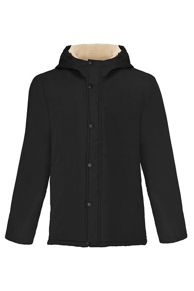 QAWWA Unisex Hooded Furry Windproof Winter Coat & Coat & Parka