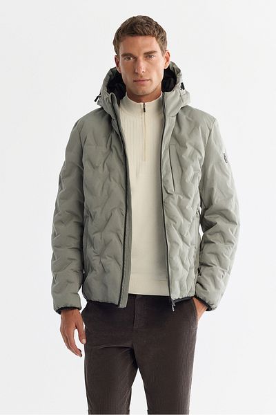 Avva Мъжко ветроустойчиво яке с качулка Nile Green - A42y6041