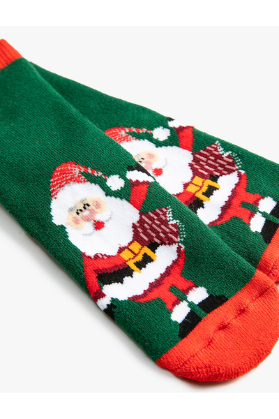 Koton Yılbaşı Temalı Havlu Çorap Noel Baba Detaylı