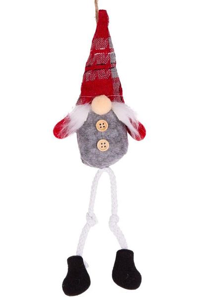 ÇIRPAN EV Red Gray Duzzle Christmas Decor 6X5X30Cm