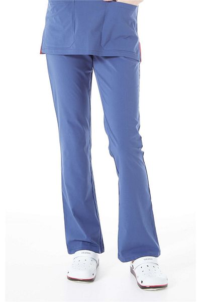 Çatı Medikal Ultralycra Spaniard - Pantaloni chirurgicali din Lycra Doctor Nurse Scrubs (FEMEI), Albastru furtună