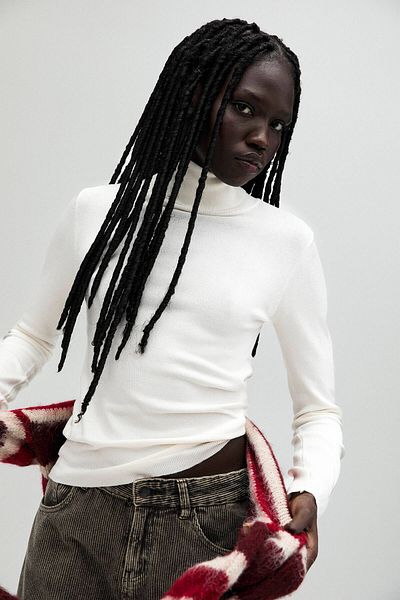 Pull & Bear High Collar Basic Sweater