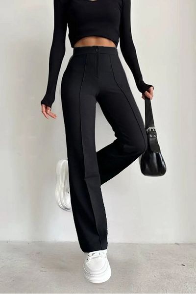 BLG SPORTSWEAR Dámske nohavice Palazzo Premium Cord Wide