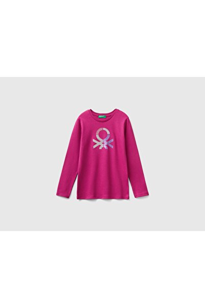 Benetton Girl's Long Sleeve T-shirt