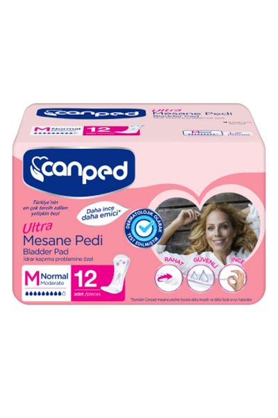 Canped Ultra Maternity Bladder Pad Normal (M-Medium) 2 Pack 24 Pieces