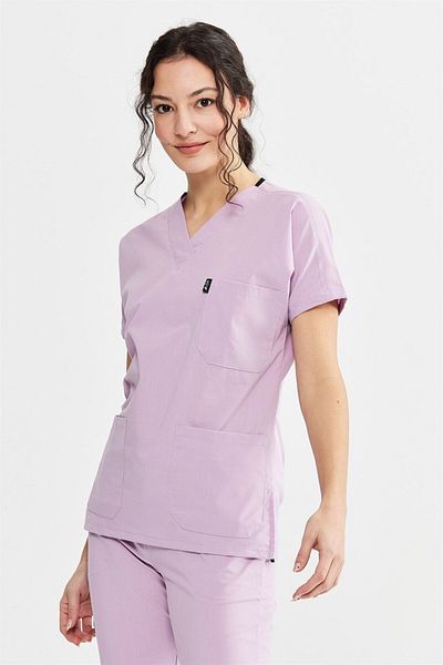 Çatı Medikal Ultralycra Spaniard - Lycra Doctor Nurse Kit Kit Scrubs Uniformă Costum chirurgical (FEMEI), Lil