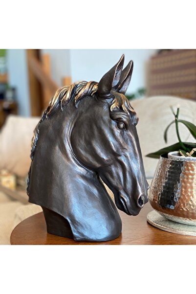 Genel Markalar At Büst Obje. 34x25 Cm.
