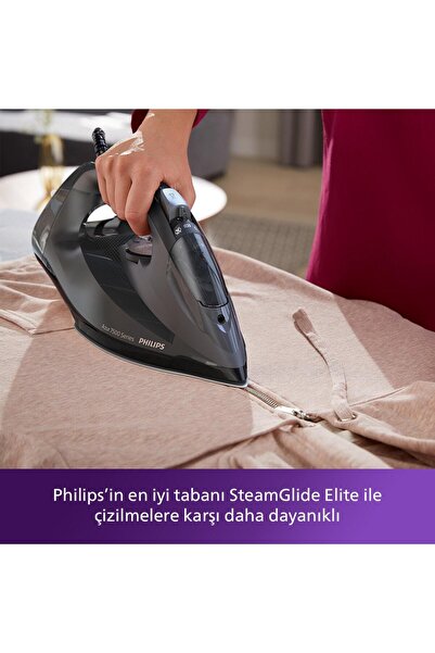 Philips 7500 Serisi Siyah Azur Dst7511/80 Buharlı Ütü 3200w Üstün Performans