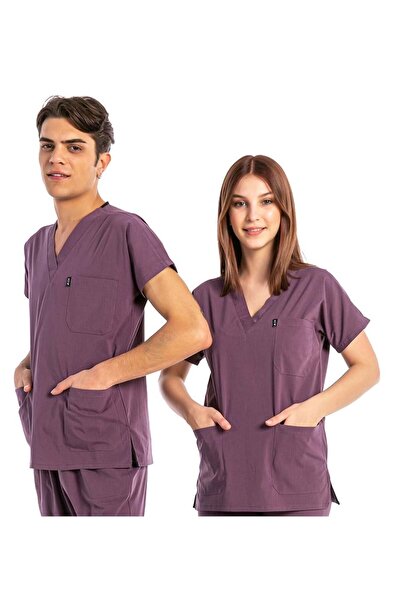 Çatı Medikal Ultralycra Basic - Lycra Doctor Nurse Scrubs Single Top Surgical...