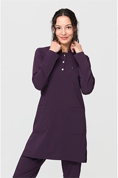 Çatı Medikal Ultralycra Modest - Lycra Doctor Nurse Hijab Single Top Jersey, ...