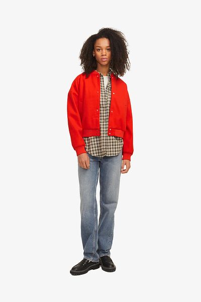 JJXX Jxsara Red Women's Coat - 12258790 -Fieryred
