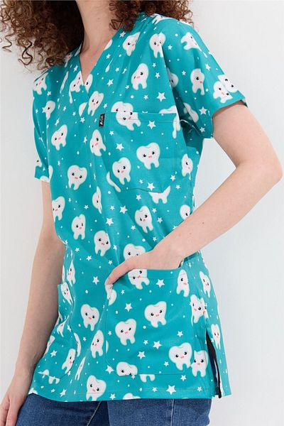 Çatı Medikal Carnival Basic - Tricou unisex cu model Asistentă-Mediu-Veterină / Dental