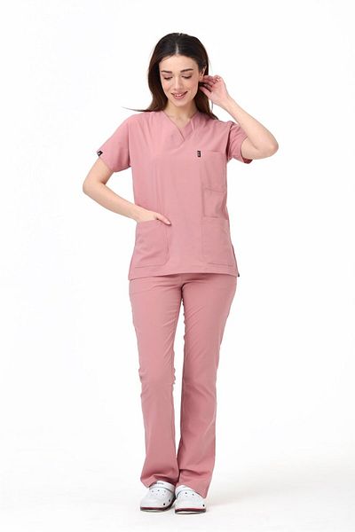 Çatı Medikal Ultralycra Spaniard - Set din tricou Scrubs Doctor Nurse din Lycra (FEMEI), Bro