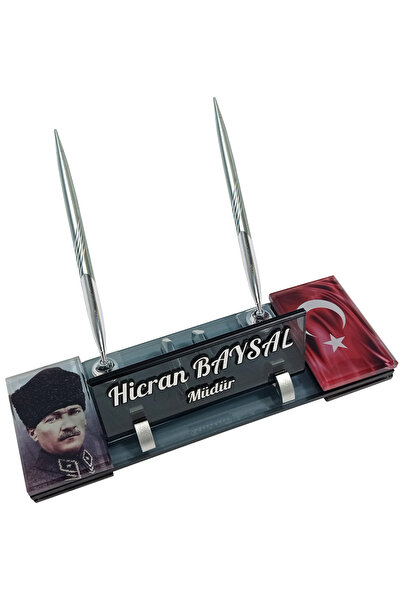 SENTEZ MASA İSİMLİĞİ Lüks Atatürk Masaüstü İsimlik