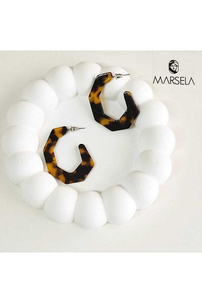 Ebijuteri Leopard Pattern Acrylic Earrings