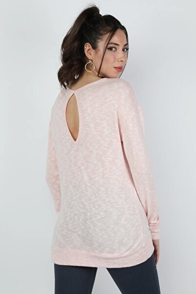 BALİNS Kadın Damla Muline Triko - Pembe Pembe