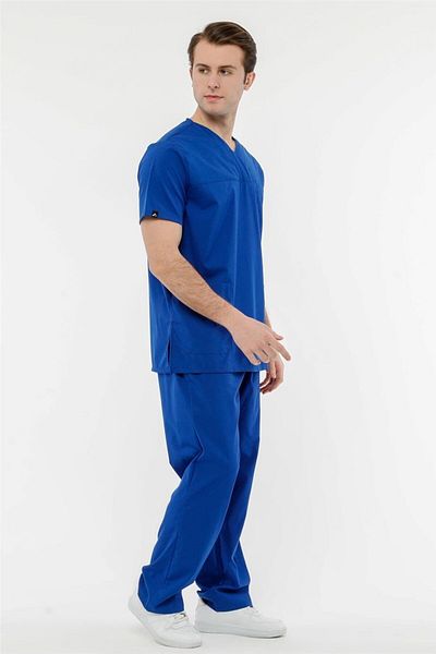 Çatı Medikal UltraLycra Comfy Plus Size - Tricou pentru asistentă medicală din Lycra, UNISEX, Saks
