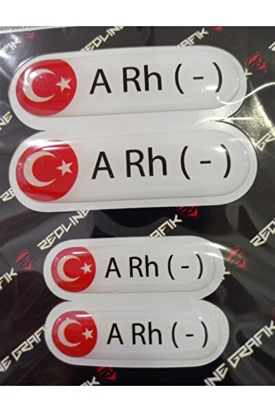 3M Damla Kan Grubu Sticker Beyaz 4 ADET Hediyeli A RH Negatif