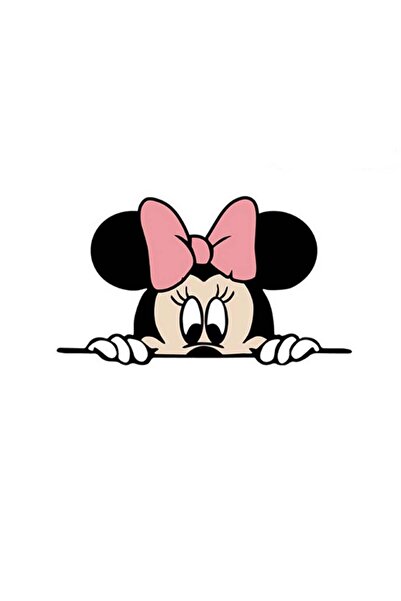 Redline Grafik Mickey Mouse Dikiz Aynası Sticker 2 ADET