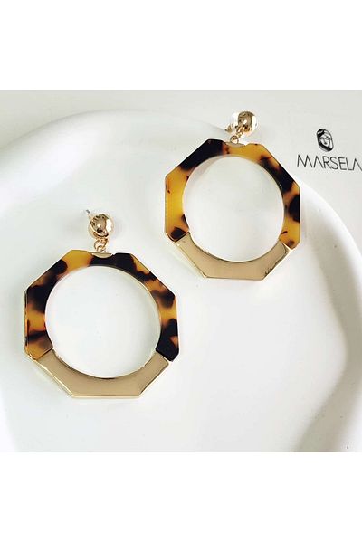 Ebijuteri Leopard Hoop Earrings