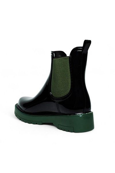AlbiShoes Γυναικείες αδιάβροχες ελαστικές αντιολισθητικές σόλες με εσωτερική επένδυση ζεστή επένδυση από καουτσούκ Rain Boots