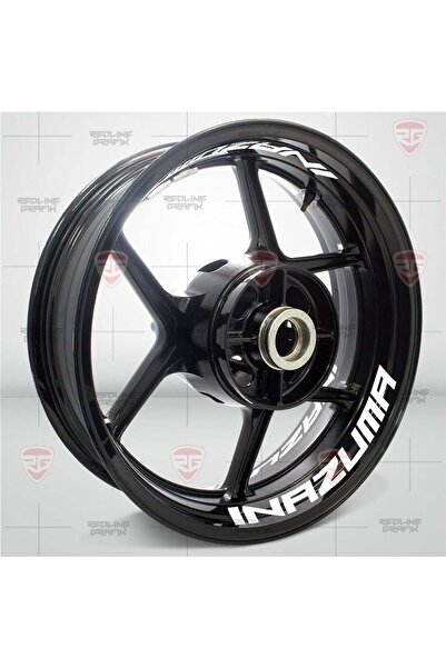 Redline Grafik Suzuki İnazuma Beyaz Jant Şeridi
