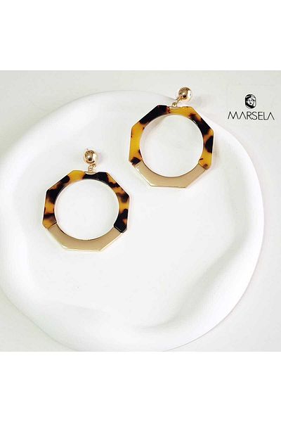 Ebijuteri Leopard Hoop Earrings
