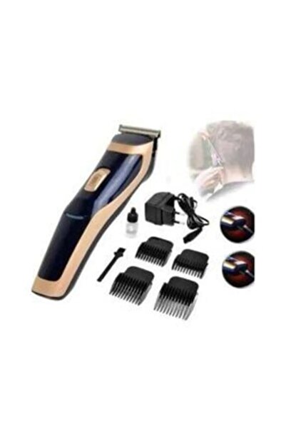 gold honey Hk-3000 Profesyonel Şarjlı Saç Sakal Traş Makinesi Ultra Güçlü Ve ...